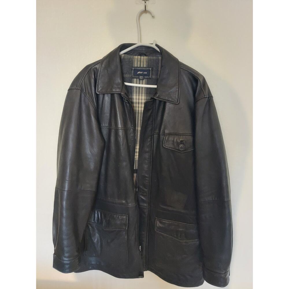 Vintage Max USA Leather Jacket 2XL Excellent Condition